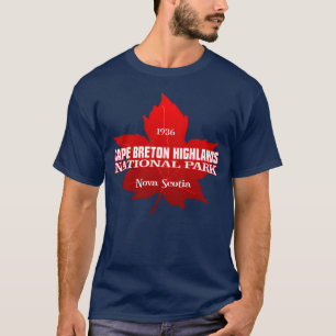 T-shirt PN des Hautes-Terres-du-Cap-Breton (feuille d'érab