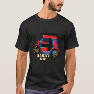 T-shirt Pnoytee Philippines Trier Sakay Na Tricycle Filipi