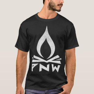 T-shirt PNW Campfire u2013 Cascadia Pacifique Nord-Ouest 