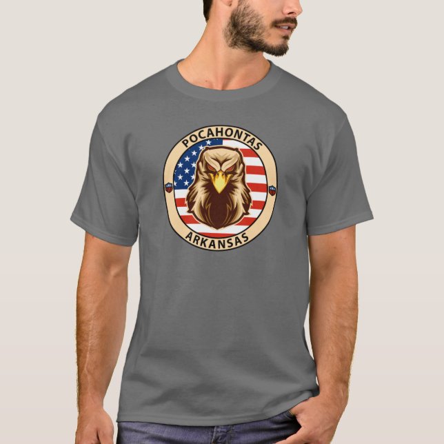 T-shirt Pocahontas Arkansas 1 (Devant)