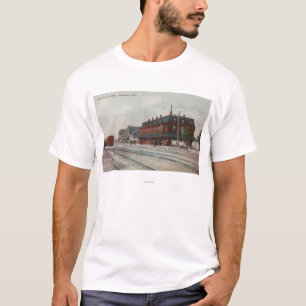 T-shirt Pocatello, identification - trains et les gens