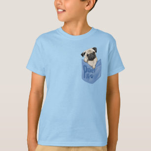 T-shirt Poche Carlin Bleu Enfants