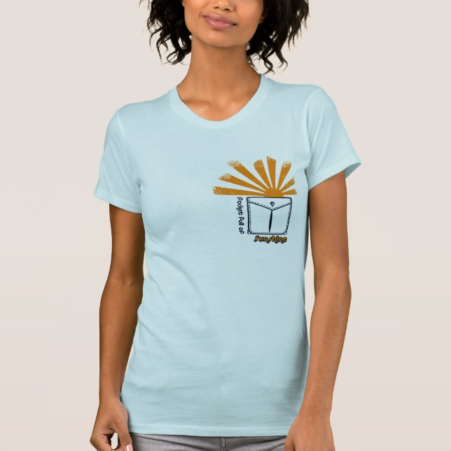 T-shirt Poche complètement de soleil (Devant)