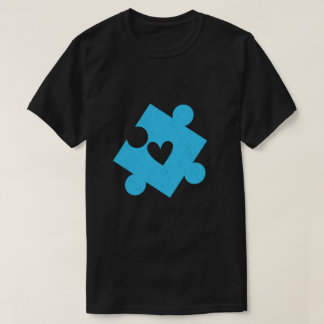 T-shirt Poche de pièce de sensibilisation sur l'autisme Bl