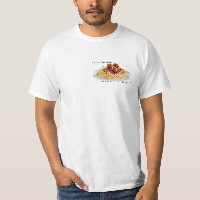 T-shirt poche de spaghetti (Devant)