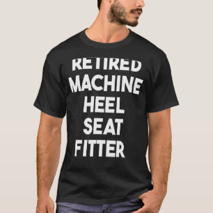 T-shirt Poche de talon de la machine retraitée