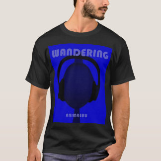 T-shirt Pochette d'album Bleu errant