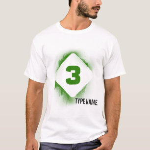 T-shirt Pochoir foncé d'Éden - 3