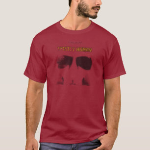 T-shirt Pochoir graphique : En grande partie humain