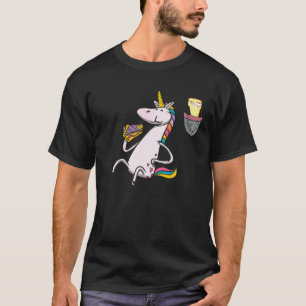 T-shirt Pocket Cat Grumpy Unicorn Meowggie Caticorn Pie P