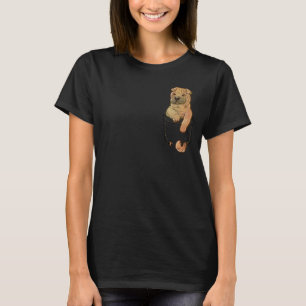 T-shirt Pocket Cube Shar Pei Puppy Chien
