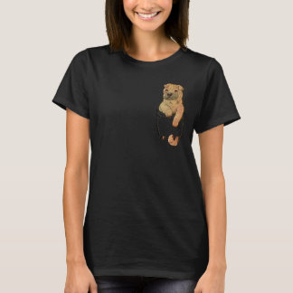 T-shirt Pocket Cube Shar Pei Puppy Chien