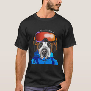 T-shirt Pocket de snowboard St. Bernard Skier