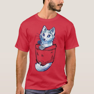 T-shirt Pocket Maillot Marble Fox