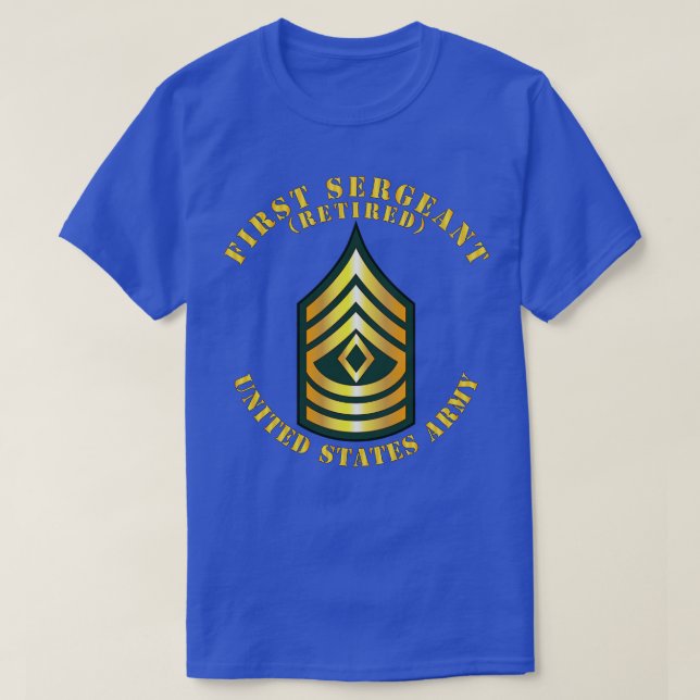 T-shirt POCKET Premier sergent 1SG Retraité (Design devant)