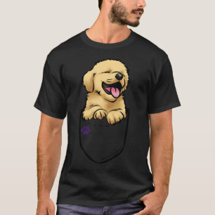 T-shirt Pocket Puppiez Golden Retriever