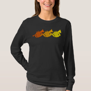 T-shirt Pocket Trumpet musicien de laiton passionné