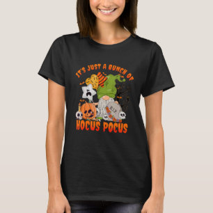 T-shirt Pocus Citrouille Gnome Bats effrayant