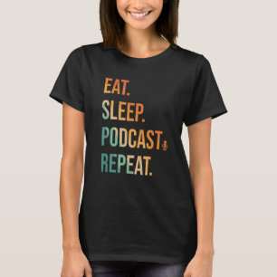 T-shirt Podcast Drôle Pour Hommes Femmes Podcasting Podcas