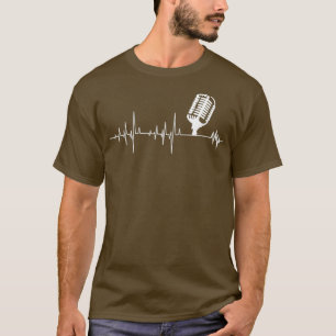 T-shirt Podcast formidable Heartbeat Podcaster Heart Beat