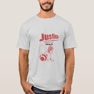 T-shirt Podcast pour Justice