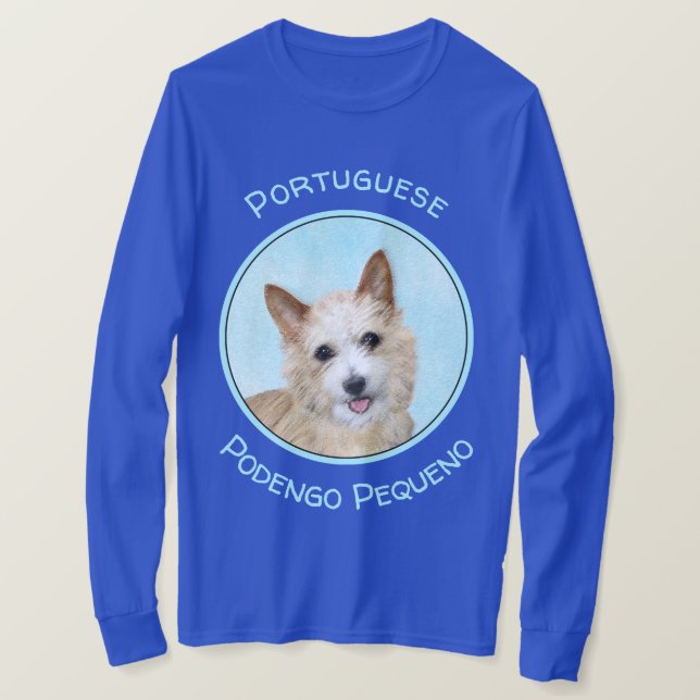 T-shirt Podengo Pequeno - Art original (Design devant)