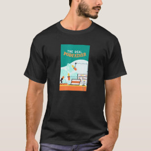 T-shirt Podfather Real - Podcaster Radio Podcast