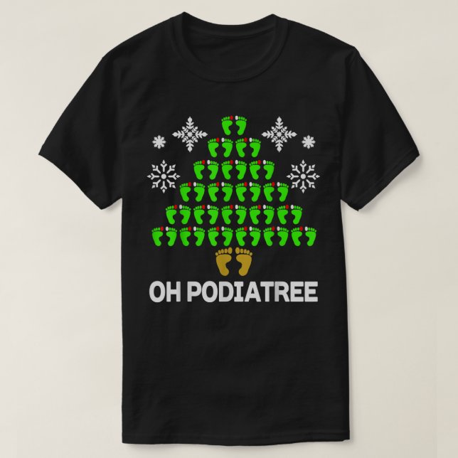 T-shirt Podiatrie amusante Idée podiatriste de pied d'arbr (Design devant)