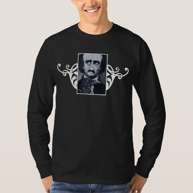 T-Shirt Poe (auf Schwarzem) (Vorderseite)