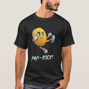 T-shirt Poêle à crêpes drôle classique Kick Karaté Garçons