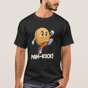 T-shirt Poêle à crêpes drôle Kick Boys Filles Enfants Nour
