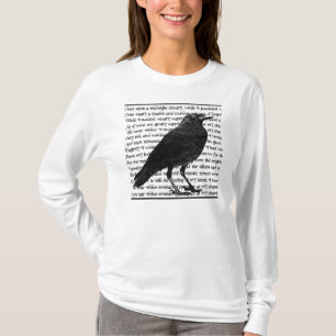 T-shirt Poème corbeau
