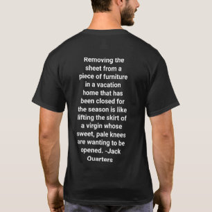 T-shirt Poème de Jack Quarters Hankamer Artjunkhaus Paix A
