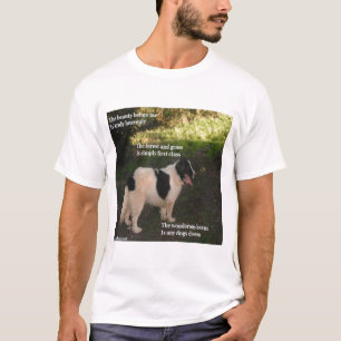 T-Shirt Poème Tous Chiens Rêver Par Ladee Basset