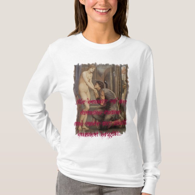 T-shirt Poésie 1 de Nouveau Burne-Jones d'art (Devant)