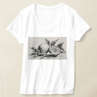 T-shirt Poésie citron et gusto orange