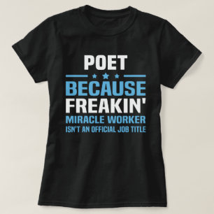 T-shirt Poète