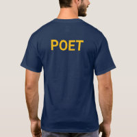 T-shirt Poète