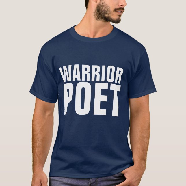 T-SHIRT POÈTE GUERRIER T=CHEMISES (Devant)