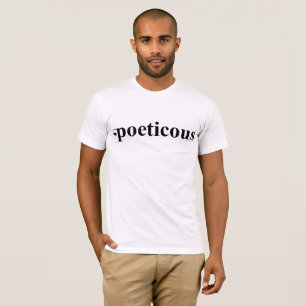 T-shirt poétique en toile Bella pour hommes