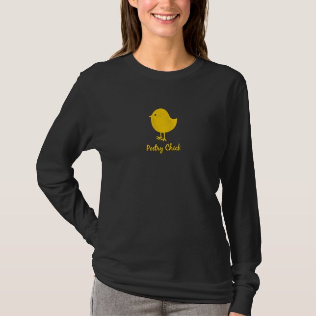 T-shirt Poetry Chick  Poet (Devant)