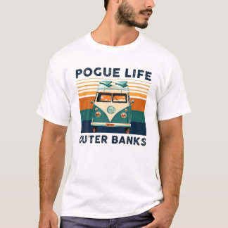 T-shirt Poglife Outer Banks Rétro Vintage
