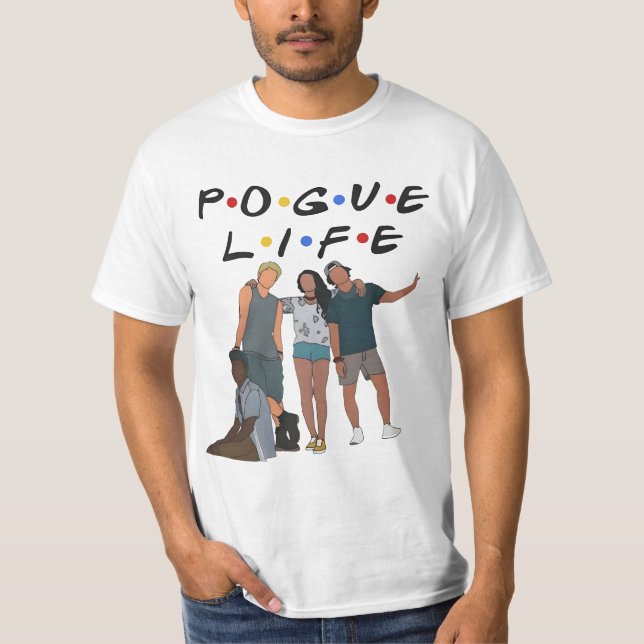 T-shirt " Pogue Life Outer Banks Chemise OBX Caroline du N (Devant)