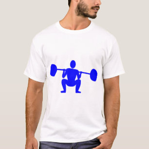 T-shirt Poids Lifter 01 - Bleu