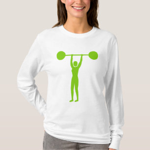 T-shirt Poids Lifting 02 - Martian Green