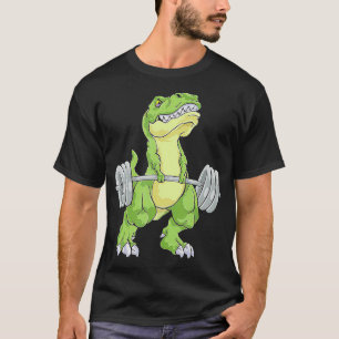 T-shirt POIDS LIFTING Dinosaur Digne drôle