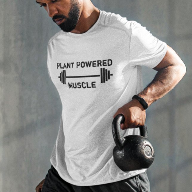 T-shirt Poids musculaires Plantes végétariens (Créateur téléchargé)