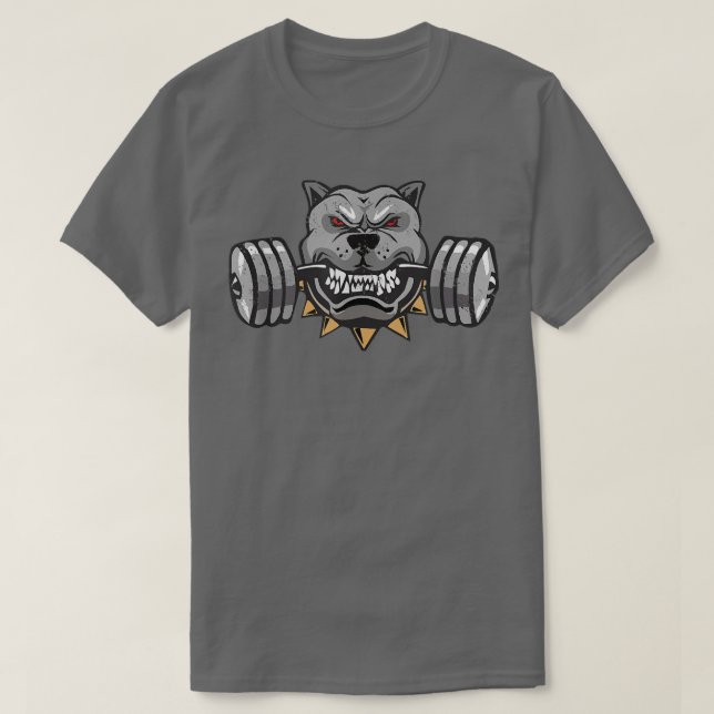 T-shirt Poids Pitbull, Homme Pitbull Lover, Chien Papa (Design devant)