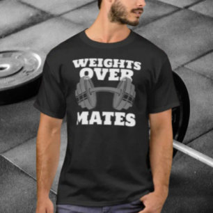 T-shirt Poids sur les mats : Priorités de la salle de spor