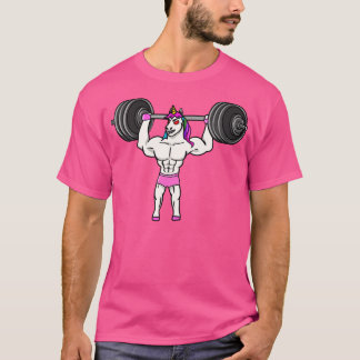 T-shirt Poids Unicorn Funny Powerlifter Fitness G